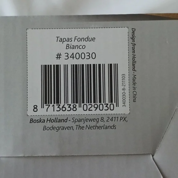 Boska Tapas Fondue Set in White - Picture 8 of 8